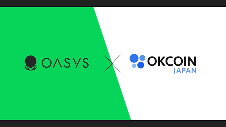 Oasys confirms third domestic exchange listing on OKCoin Japan